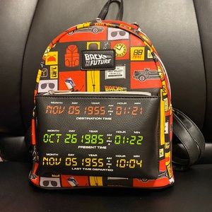 Back to the Future backpack purse